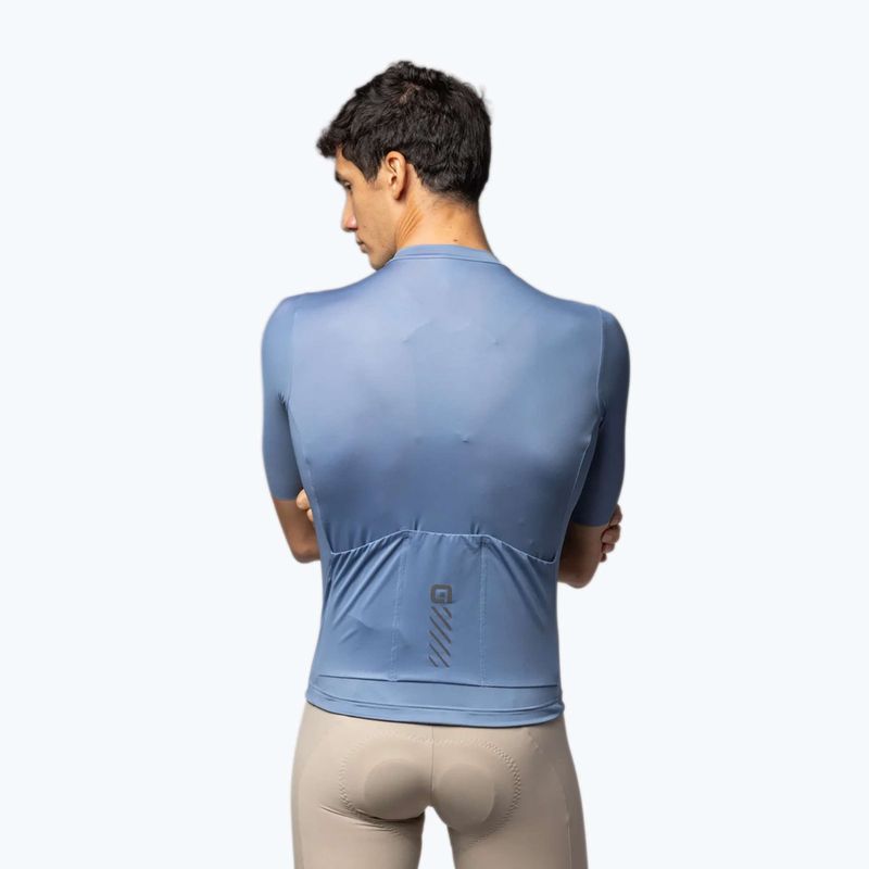 Tricou de ciclism pentru bărbați Alé Color Block steel blue 2