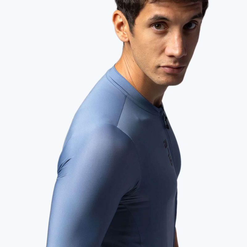 Tricou de ciclism pentru bărbați Alé Color Block steel blue 4