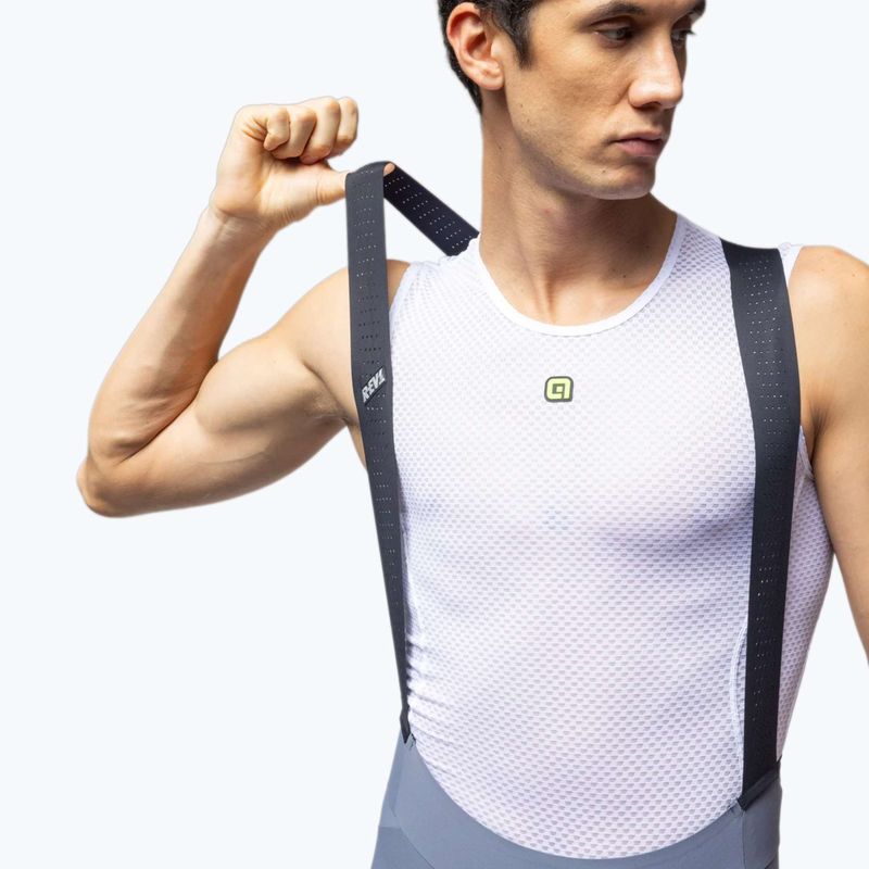 Pantaloni scurți de ciclism pentru bărbați Alé Go Bibshorts steel 3