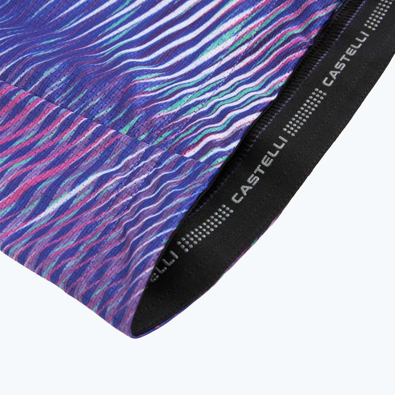 Tricou de ciclism pentru femei Castelli Cosmic Vortex multicolor ultraviolet rose 4