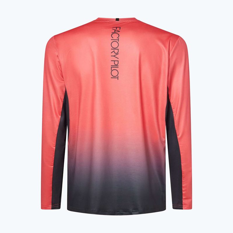 Longsleeve de ciclism pentru bărbați Oakley Maven Coast 2.0 gradient paloma/black 2