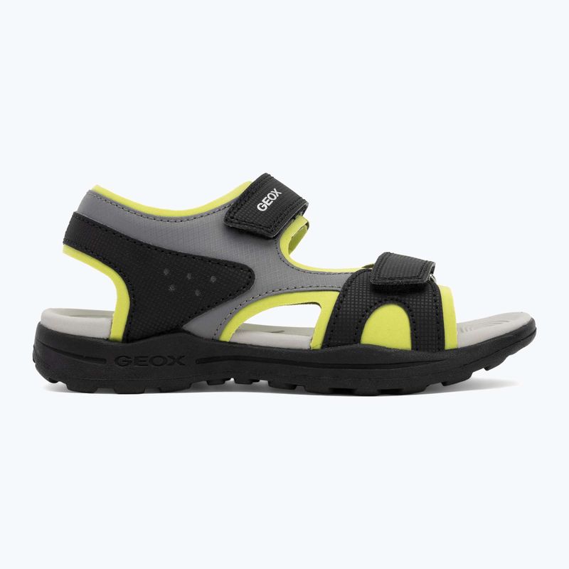 Sandale pentru copii Geox Vaniett black/light green 2