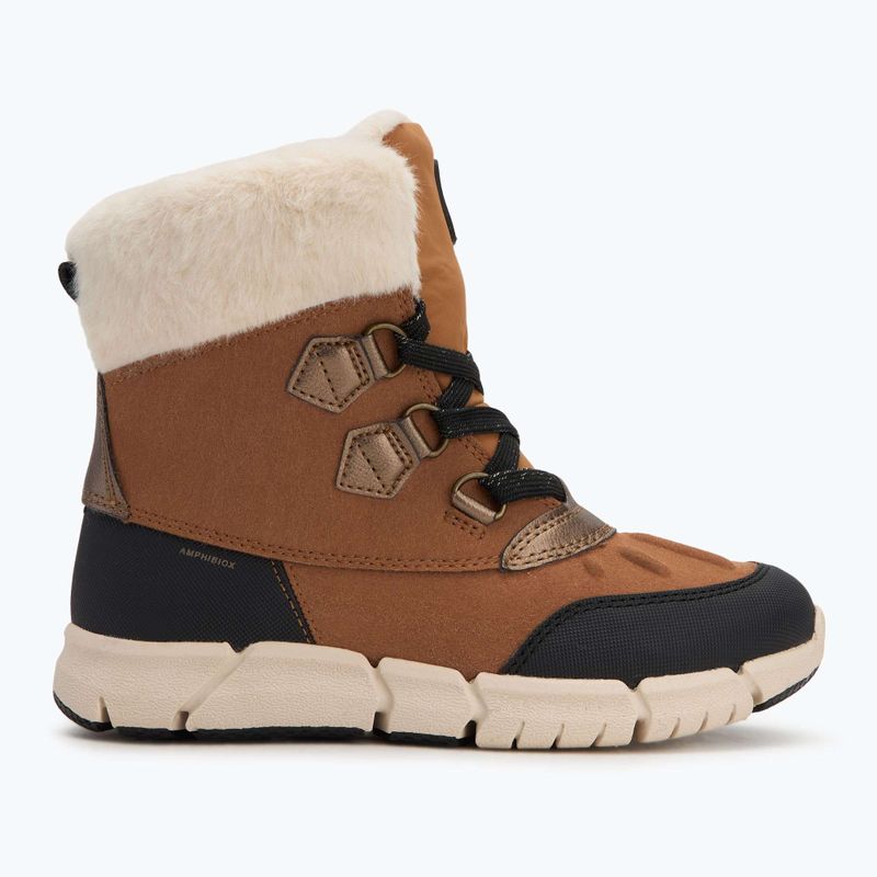 Ghete de zăpadă pentru copii Geox Flexyper ABX whisky / black 2
