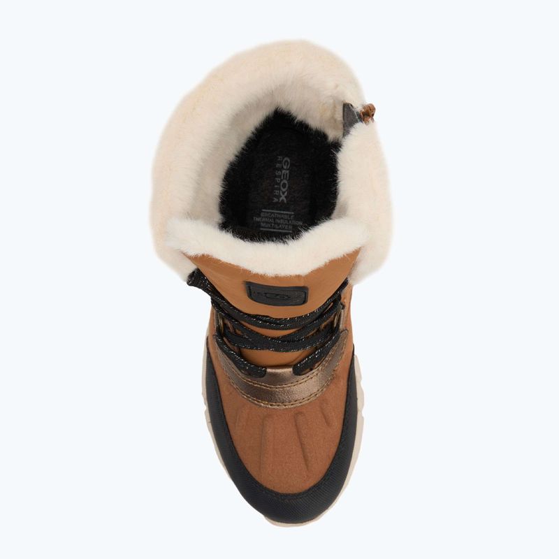 Ghete de zăpadă pentru copii Geox Flexyper ABX whisky / black 5