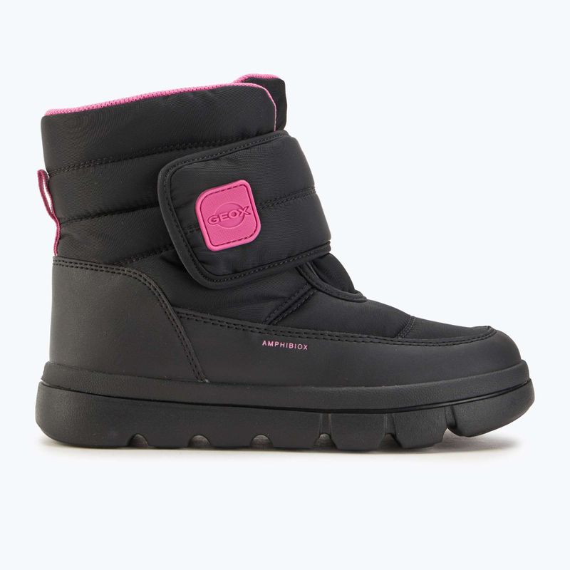 Ghete de zăpadă pentru copii Geox Willaboom ABX black / fuchsia 2
