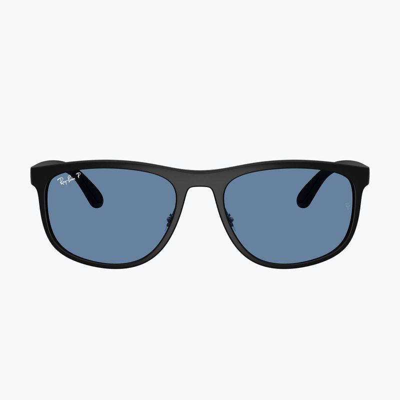 Ochelari de soare Ray-Ban RB4468 Polarized Lenses matte sand black/blue polarized 2