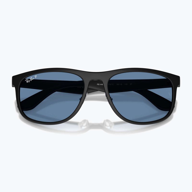 Ochelari de soare Ray-Ban RB4468 Polarized Lenses matte sand black/blue polarized 3