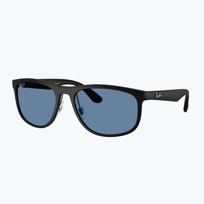 Ochelari de soare Ray-Ban RB4468 Polarized Lenses matte sand black/blue polarized 4