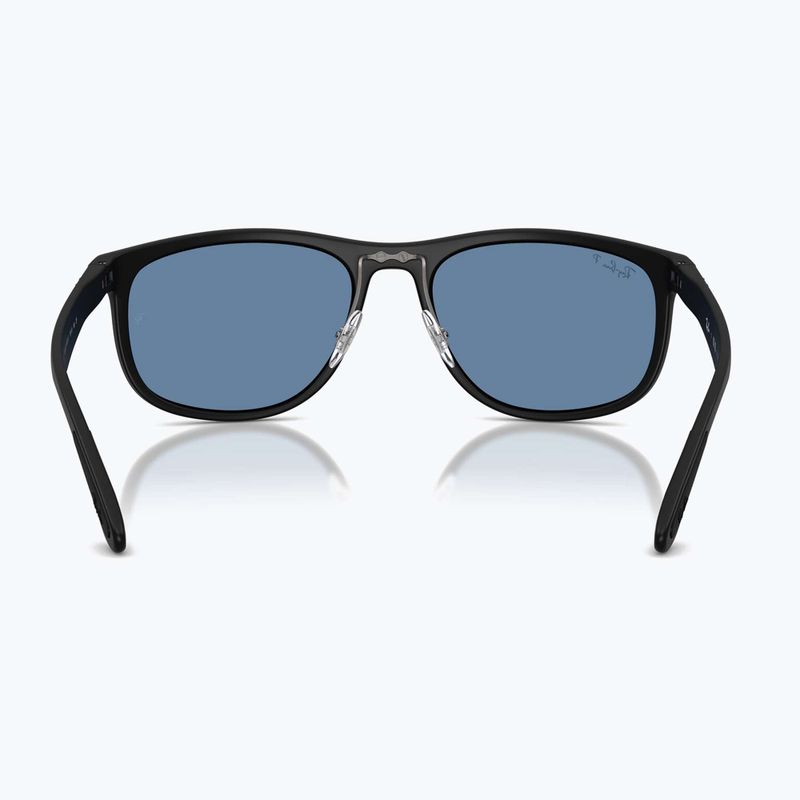 Ochelari de soare Ray-Ban RB4468 Polarized Lenses matte sand black/blue polarized 5