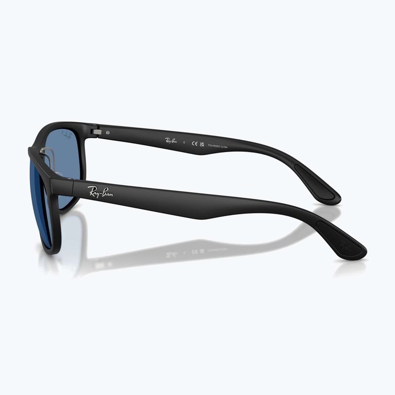 Ochelari de soare Ray-Ban RB4468 Polarized Lenses matte sand black/blue polarized 6
