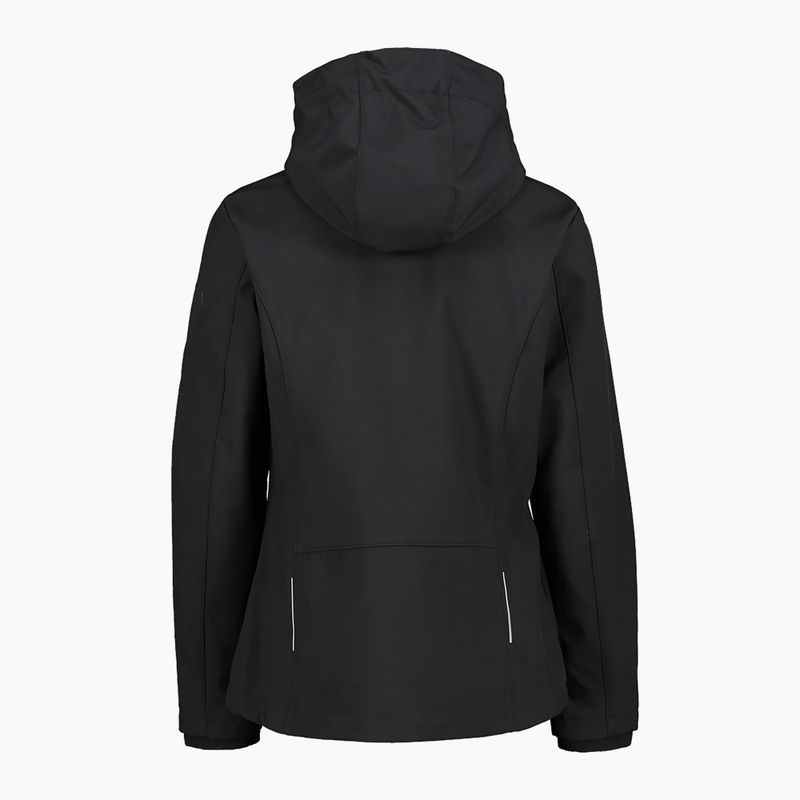 Jachetă softshell pentru femei CMP Zip U901 negru 39A5006/U901/D36 8