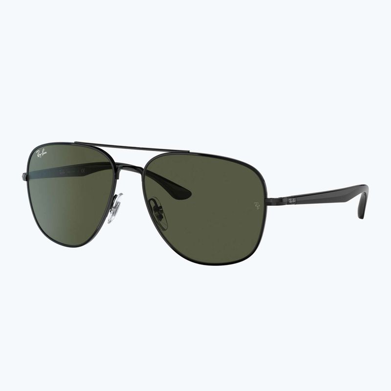 Ochelari de soare Ray-Ban RB3683 black/green g-15 4