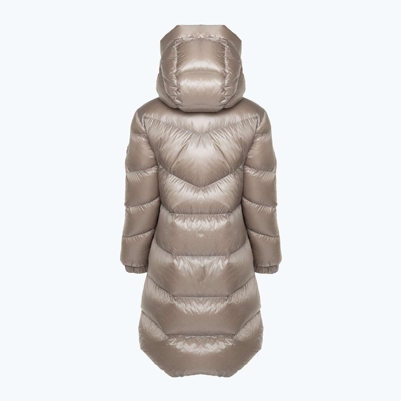 Geacă pentru femei Woolrich Aliquippa Long Puffer light taupe 2