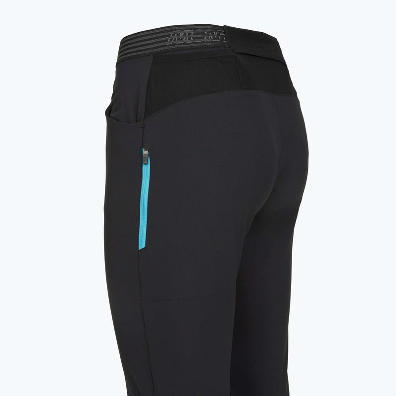Pantaloni de trekking pentru femei Montura Rise antracite/turquoise 4