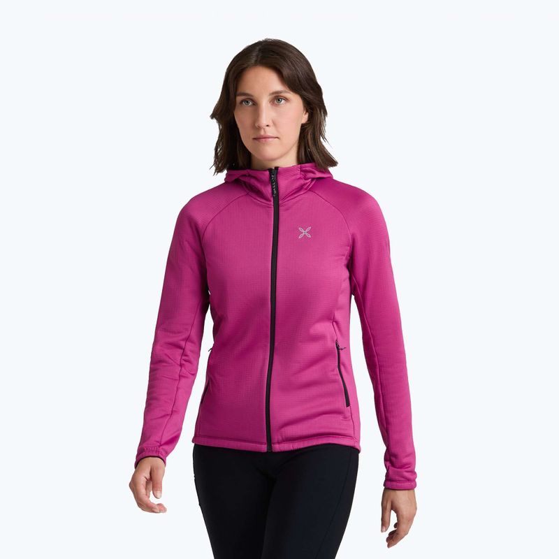 Bluză pentru femei Montura Fadis Grid Hooded Maglia baton rougue 4