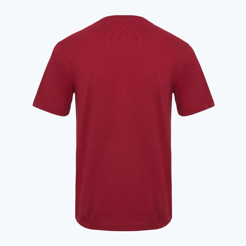 Tricou pentru bărbați Aeronautica Militare Essential burgundy 2