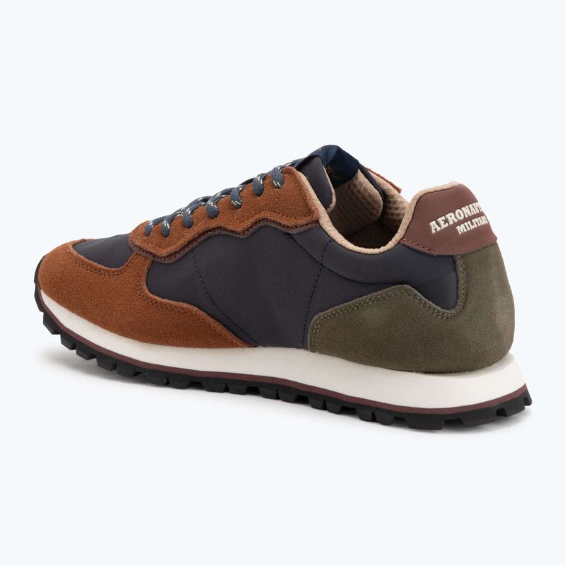 Încălțăminte pentru bărbați Buty Aeronautica Militare 252SC0320UPL00313 blu navy/brown 3