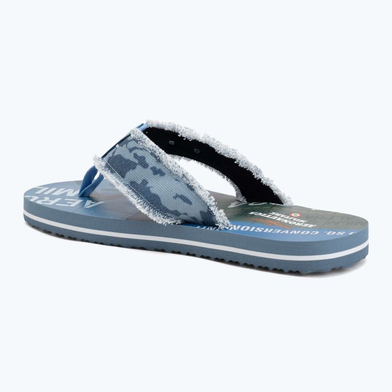 Șlapi pentru bărbați Aeronautica Militare SC0310UCT03593 camouflage blue 3
