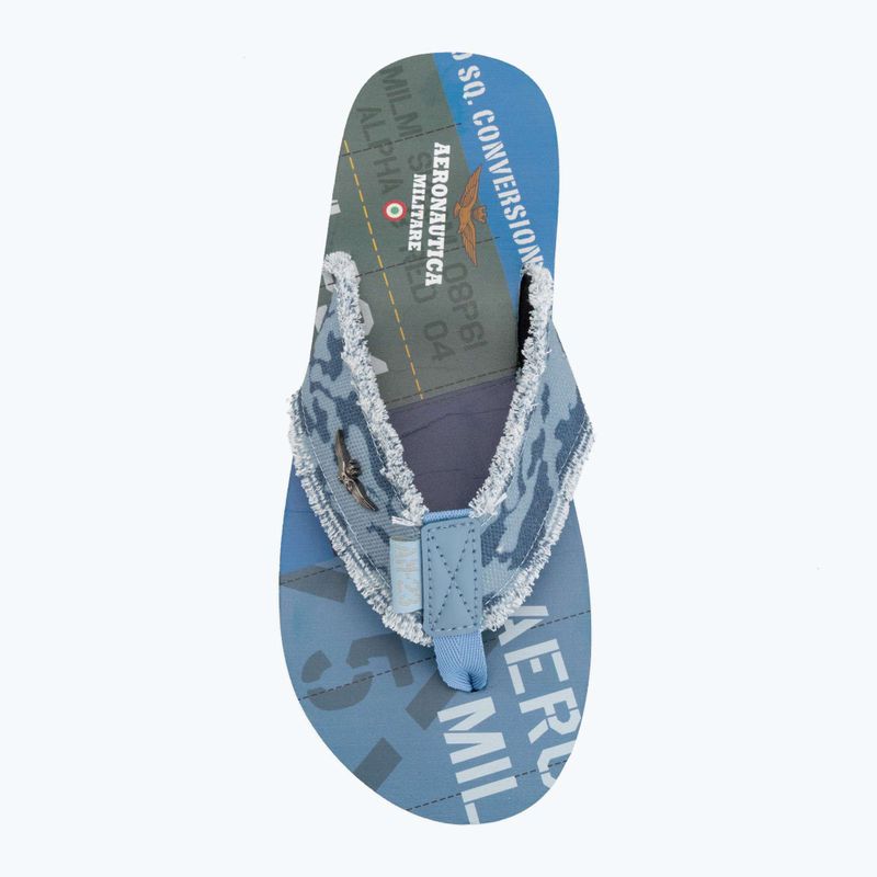 Șlapi pentru bărbați Aeronautica Militare SC0310UCT03593 camouflage blue 5