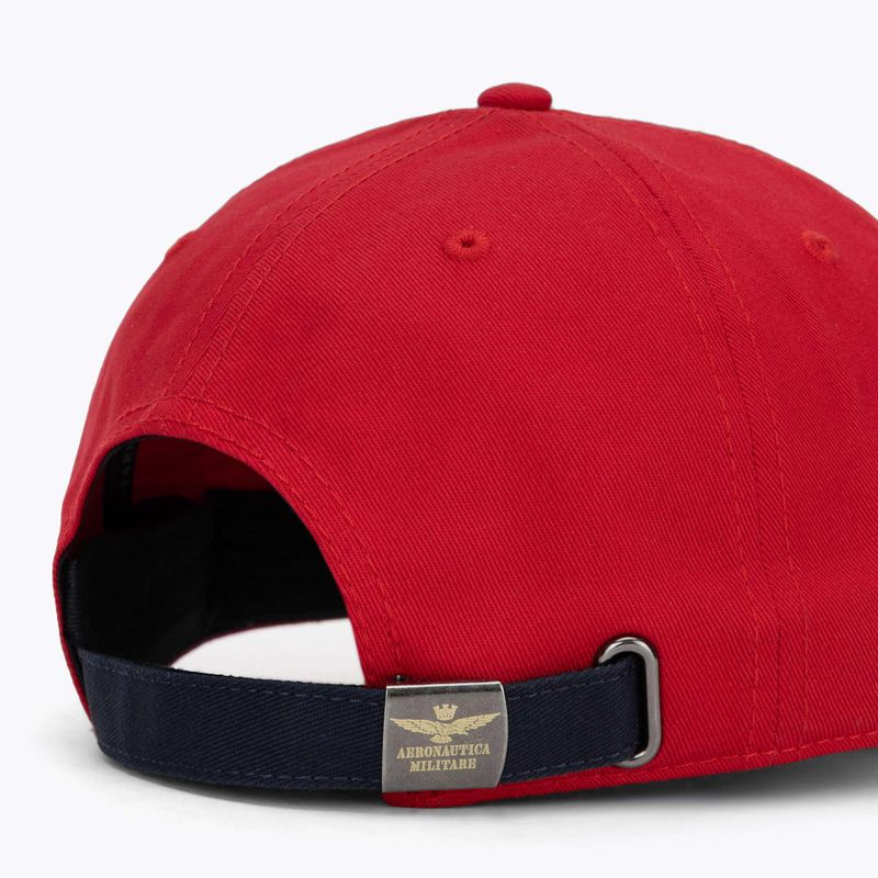 Șapcă pentru bărbați Aeronautica Militare HA1246UCT02 tango red/cream white 4