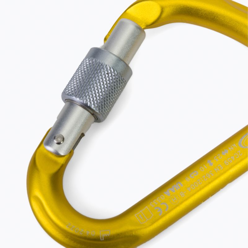 Climbing Technology Snappy SG carabină galbenă 3