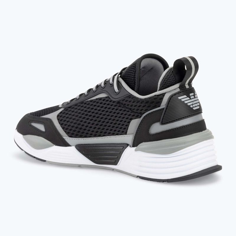 Încălțăminte EA7 Emporio Armani Ace Runner Mesh black/ silver 3