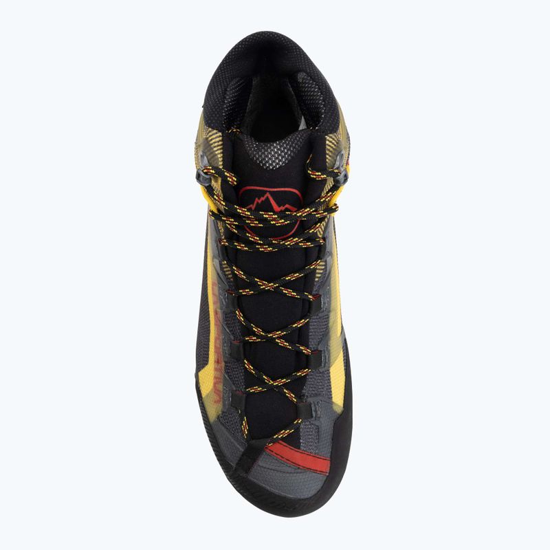 Încălțăminte de trekking pentru bărbați La Sportiva Trango Tech GTX black/yellow 5