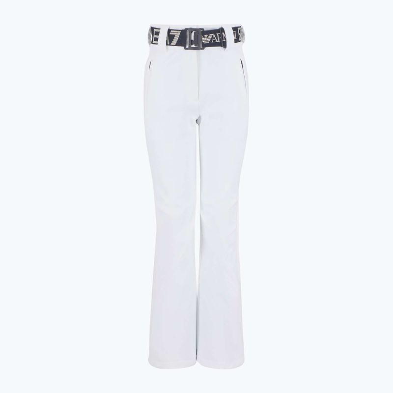 Pantaloni de schi pentru femei EA7 Emporio Armani Ski Kitzbuhel High Waisted Softshell white 6