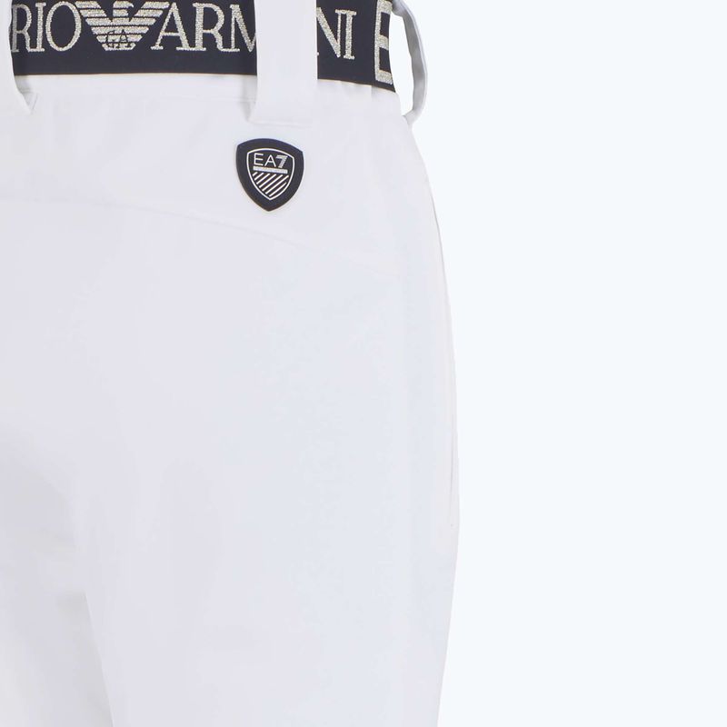Pantaloni de schi pentru femei EA7 Emporio Armani Ski Kitzbuhel High Waisted Softshell white 8