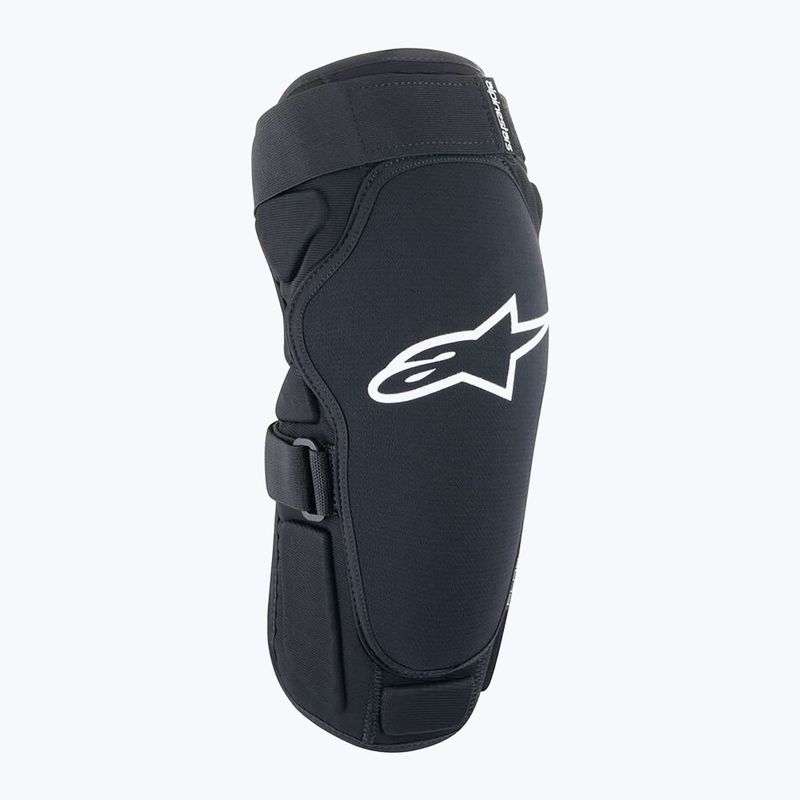 Apărători de ciclism pentru genunchi Alpinestars A-Impact Plasma Pro Knee black/white 2