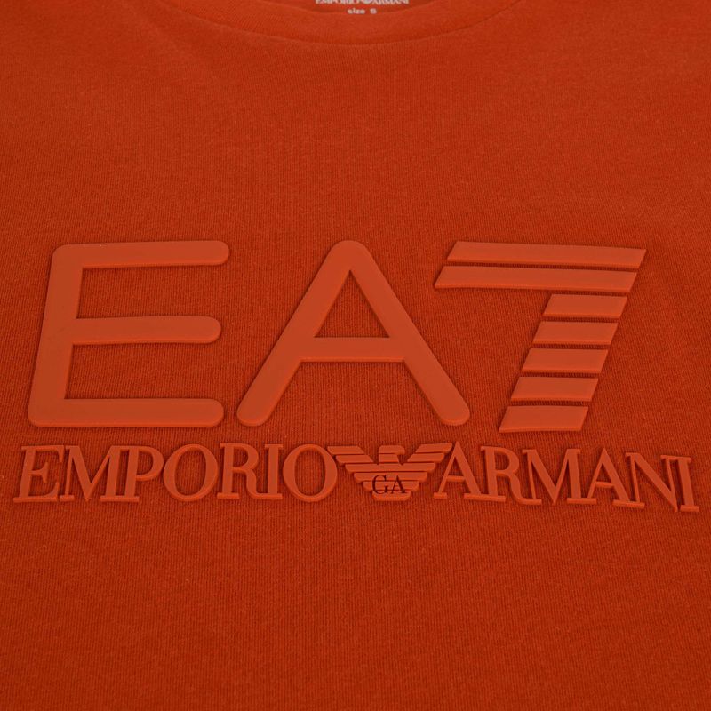 Tricou pentru bărbați EA7 Emporio Armani Visibility Cotton Crew rooibos tea 3