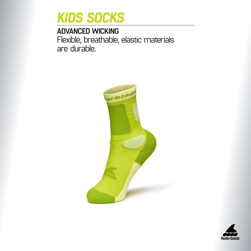 Șosete pentru copii Rollerblade Kids green 3