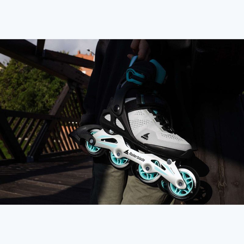 Role pentru femei Rollerblade Macroblade 80 W grey/teal blue 8