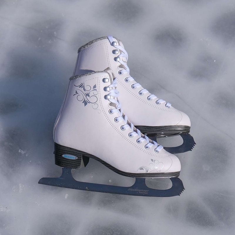 Patine artistice pentru femei Bladerunner Aurora W white/silver 9