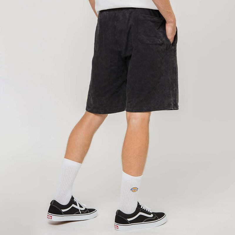 Pantaloni scurți pentru bărbați Kaotiko Bermuda Washed black 3