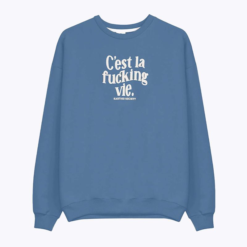 Bluză pentru bărbați Kaotiko C'est la viedenim blue 4