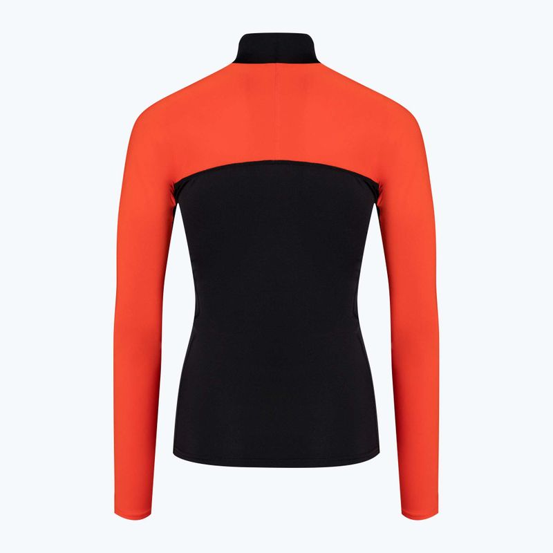 Cămașă de înot pentru femei Dakine Hd Snug Fit Rashguard negru și roșu DKA651W0008 4