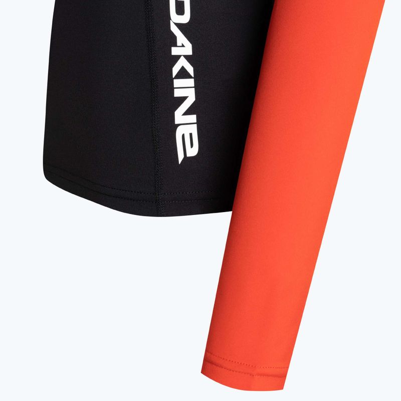 Cămașă de înot pentru femei Dakine Hd Snug Fit Rashguard negru și roșu DKA651W0008 6