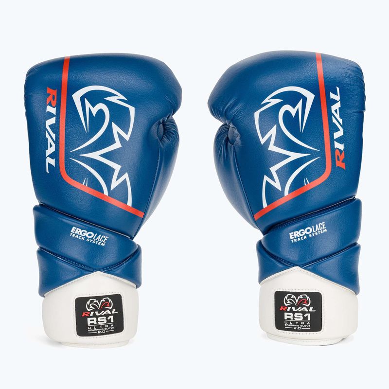 Mănuși de box Rival RS1 Ultra Sparring 2.0 blue 2