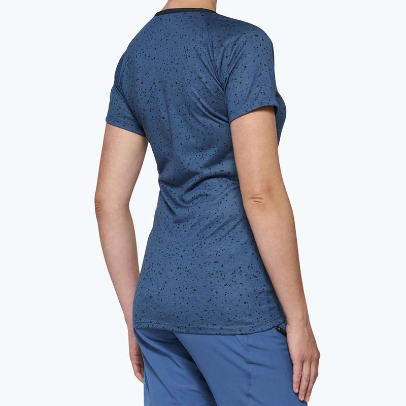 Tricou de ciclism pentru femei 100% Airmatic W slate blue 2