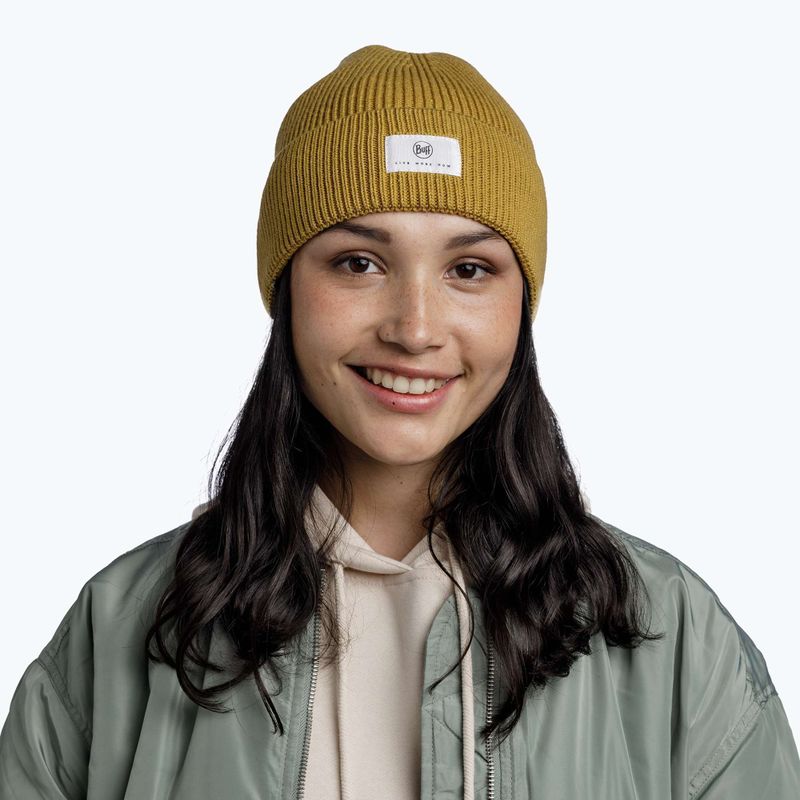 Căciulă de iarnă BUFF Knitted Drisk citronella 3