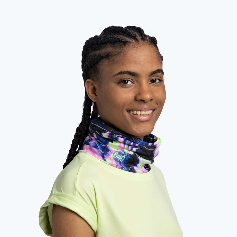 Eșarfă multifuncțională BUFF Coolnet UV dovic ultramarine 3