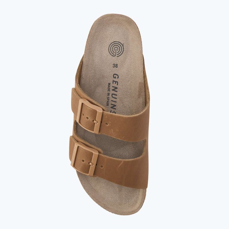 Papuci pentru femei  Genuins Hawaii Oiled Leather clay 5
