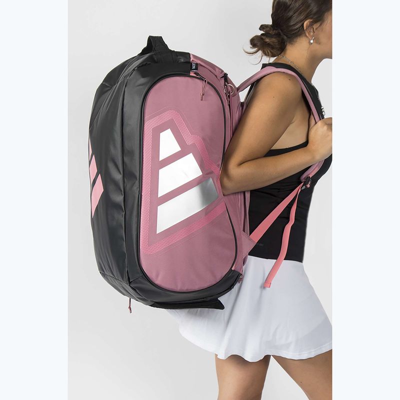 Geantă de padel adidas Pro Tour Racket Bag 2026 70 l pink/black 5