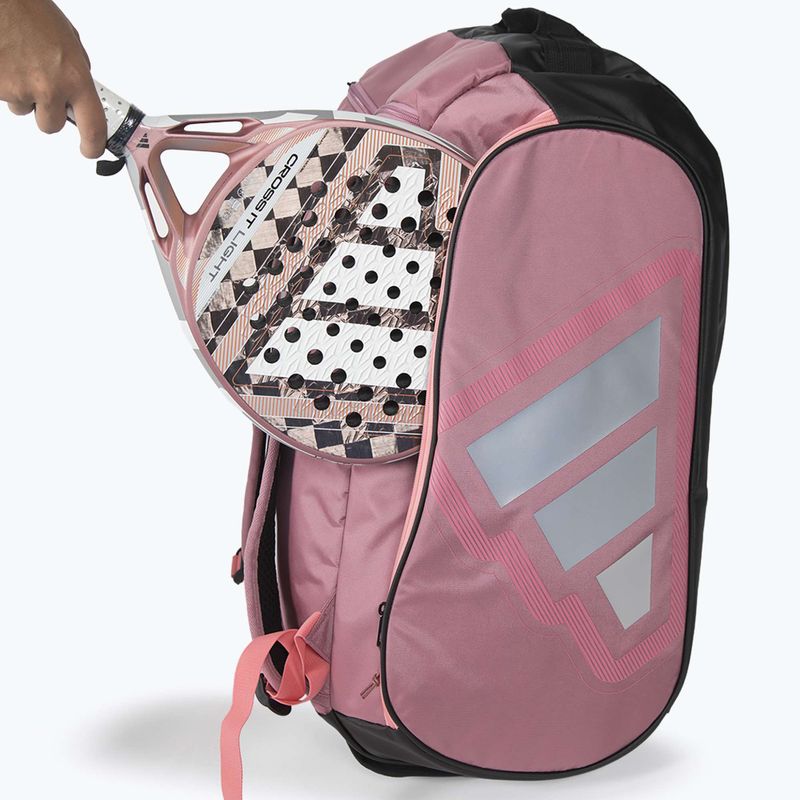 Geantă de padel adidas Pro Tour Racket Bag 2026 70 l pink/black 6