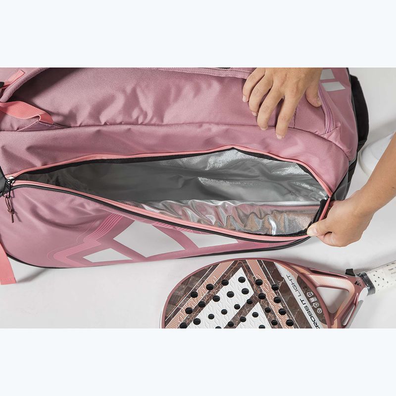 Geantă de padel adidas Pro Tour Racket Bag 2026 70 l pink/black 8