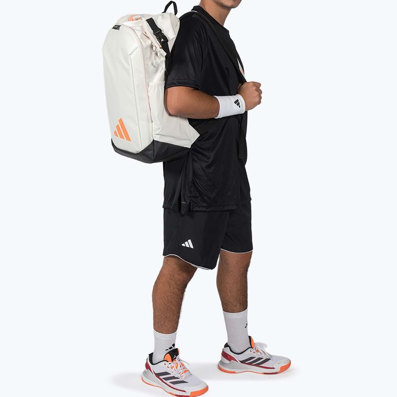 Rucsac de padel adidas Multigame 2026 48 l off white/orange 4