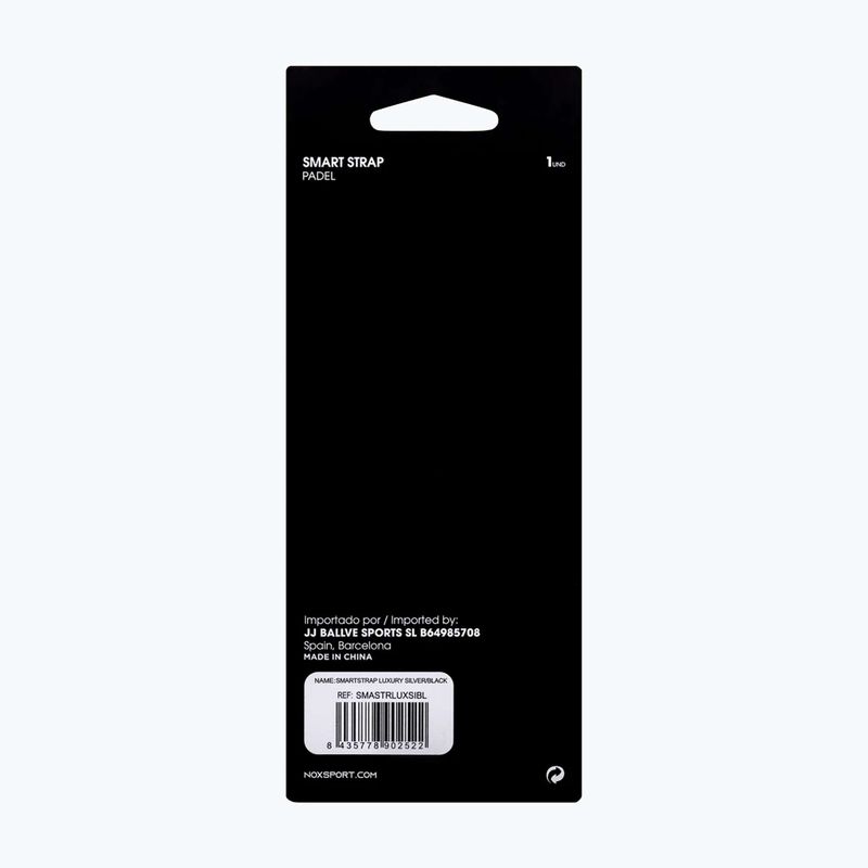 Bandă pentru încheietură NOX Luxury Smartstrap silver/black 2
