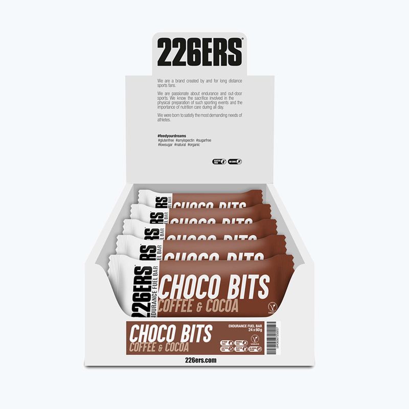 Baton energetic 226ERS Endurance Bar Choco Bits 60 g cafea cu ciocolată 2