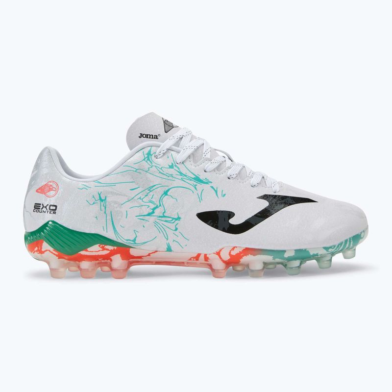 Încălțăminte de fotbal pentru bărbați Supercopa AG white/turquoise 2